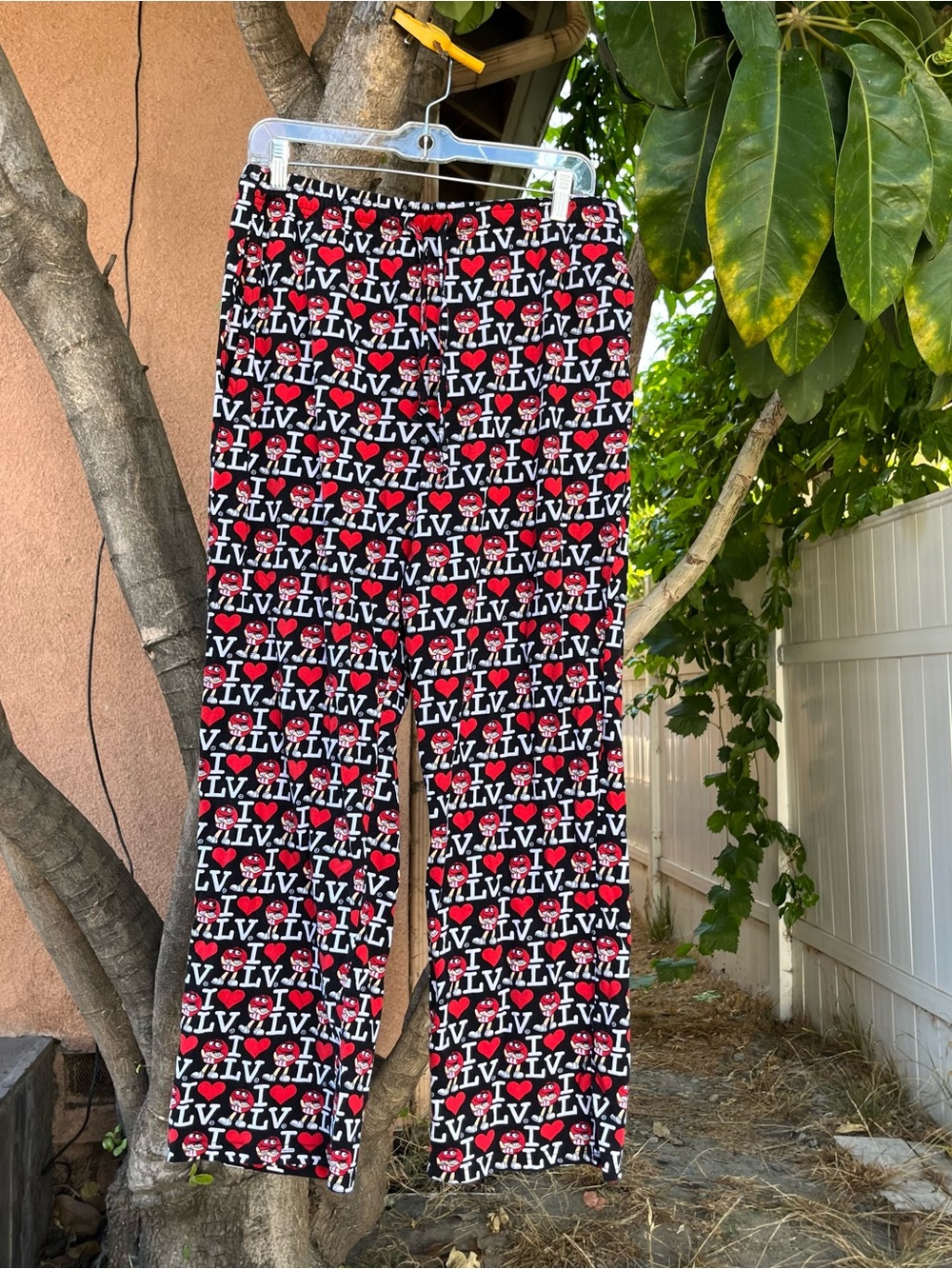 M&M’s World Las Vegas Pajama Pants - "I ❤️ LV" Red M&M Lounge Pants.